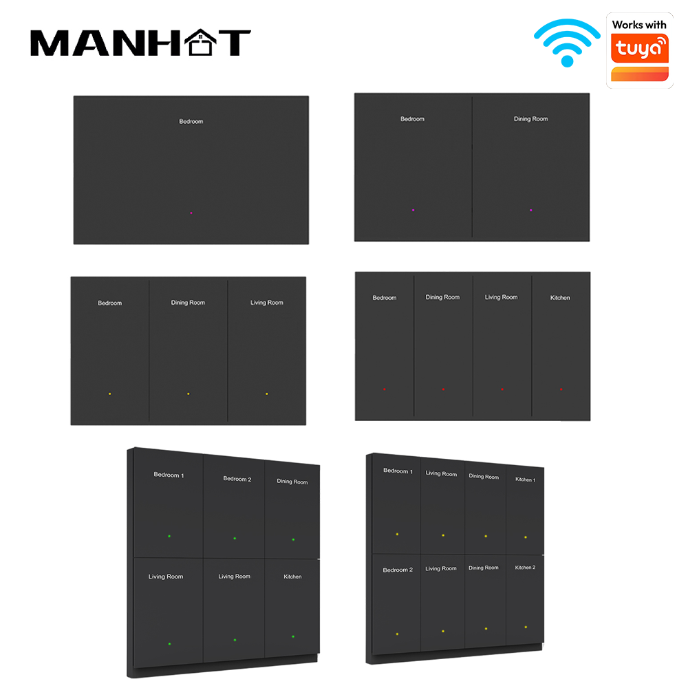 Smart Light Switch Wifi - Manhot WIFI Smart DIY Name Schalter