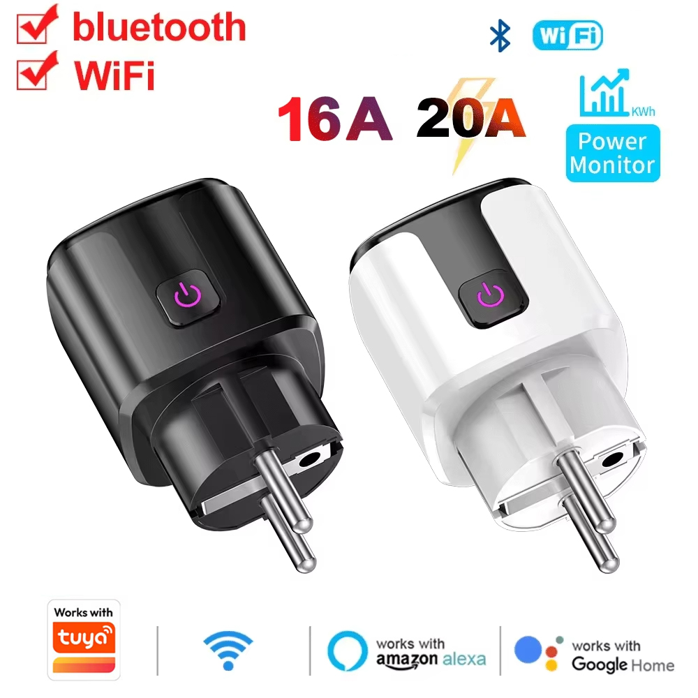 Wifi Smart Plug - WLAN EU Smart-Steckdose Kompatibel mit Tuya