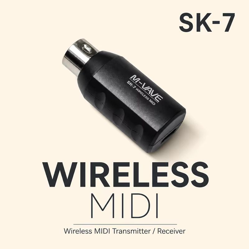 Electronics Project Kit - M Vave Sk7 Kabelloser MIDI-Adapter, wiederaufladbarer