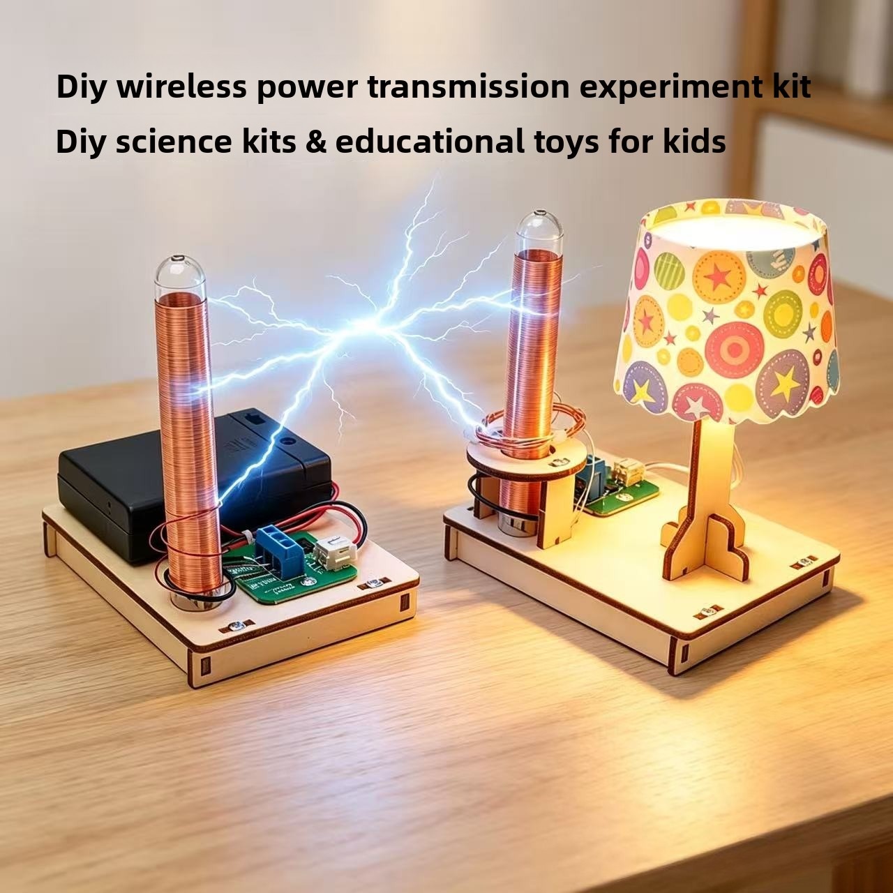 Electronics Project Kit - Modell zur drahtlosen Energieübertragung, DIY-Elektronik-Bausatz, Physik-Experiment,