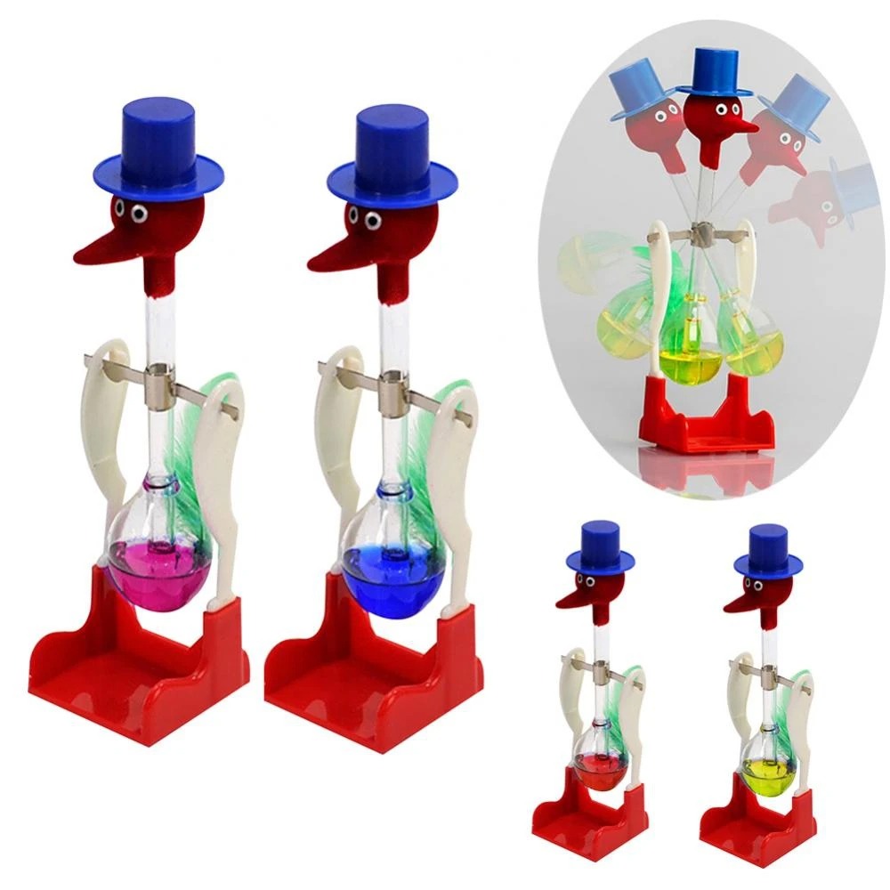 Stem Robotics Kit - Automatisches Trinkvogel-Physikspielzeug, Flüssigkeitsbewegungs-Wissenschaftsexperiment, Lehrreiches Schreibtischdekor, Lerngeschenk