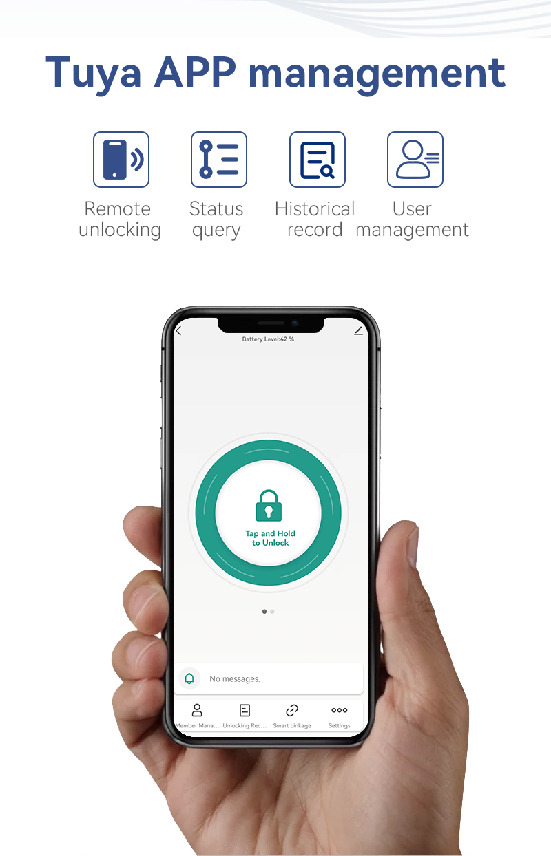 Schlankes Smart Lock mit Speic – Smart Door Lock Wifi Bewertung und Preis