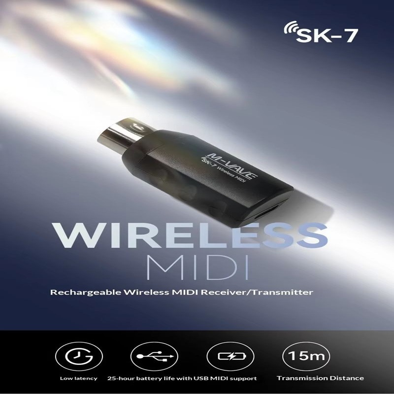 M Vave Sk7 Kabelloser MIDI-Ada – Electronics Project Kit Bewertung und Preis