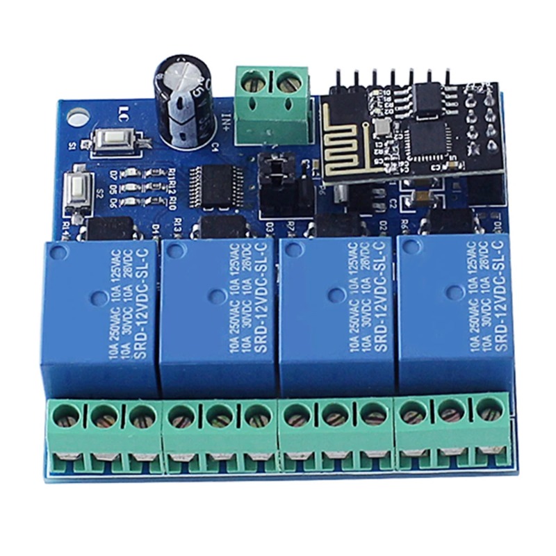 ESP8266 ESP-01 4-Wege-WLAN-Rel – Esp8266 Relay Module Bewertung und Preis