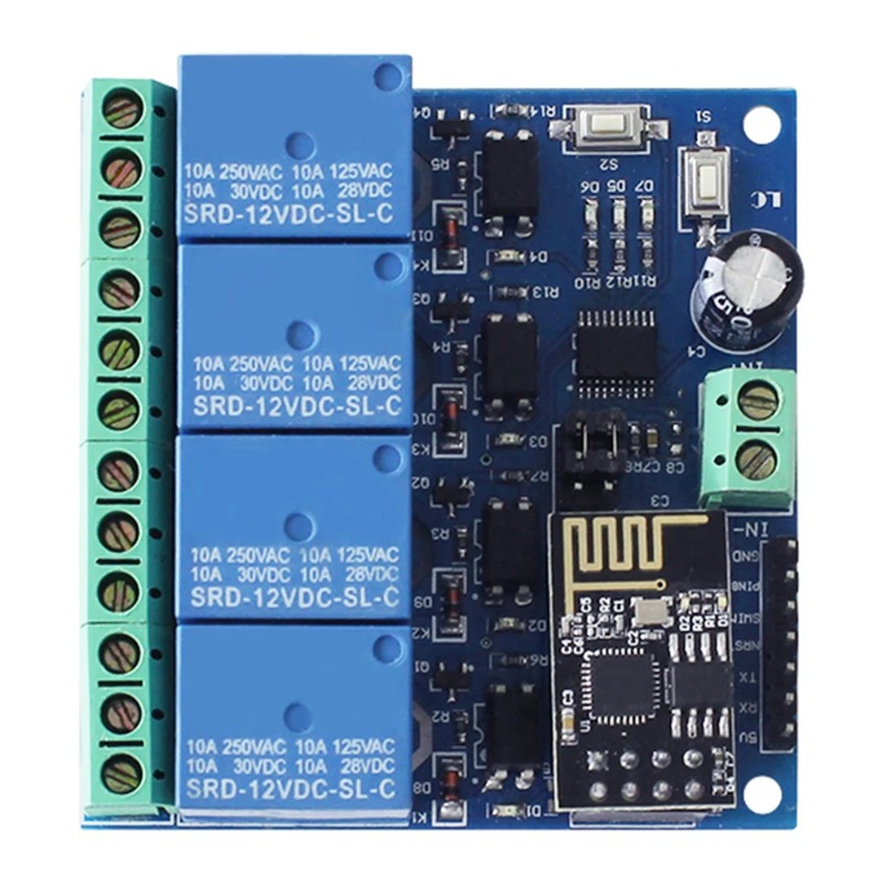 ESP8266 ESP-01 4-Wege-WLAN-Rel – Esp8266 Relay Module Bewertung und Preis