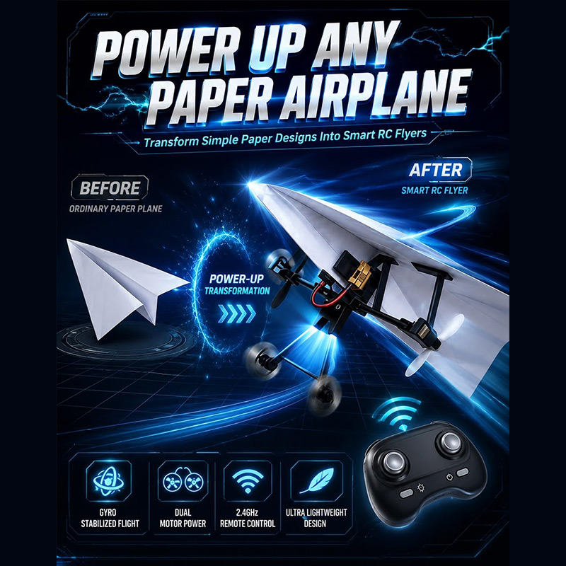 RC Papierflugzeug-Bausatz mit  – Microcontroller Kit Bewertung und Preis